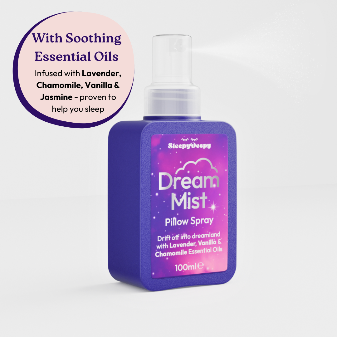 DreamMist (100ml) (Calming & Serene Pillow Spray With Lavender, Vanilla, Chamomile & Jasmine)