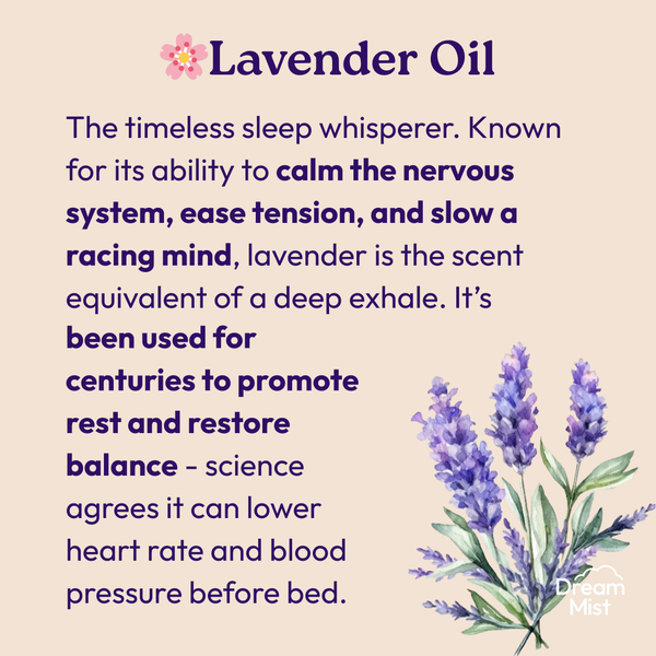 DreamMist (100ml) (Calming & Serene Pillow Spray With Lavender, Vanilla, Chamomile & Jasmine)