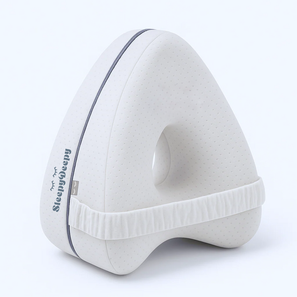 DreamPad (Ergonomic, Contoured Memory Foam Knee Pillow For Side Sleepers)