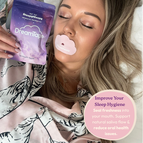 DreamTape (Pink) (Mouth Tape to Support Nasal Breathing & Deeper Sleep)
