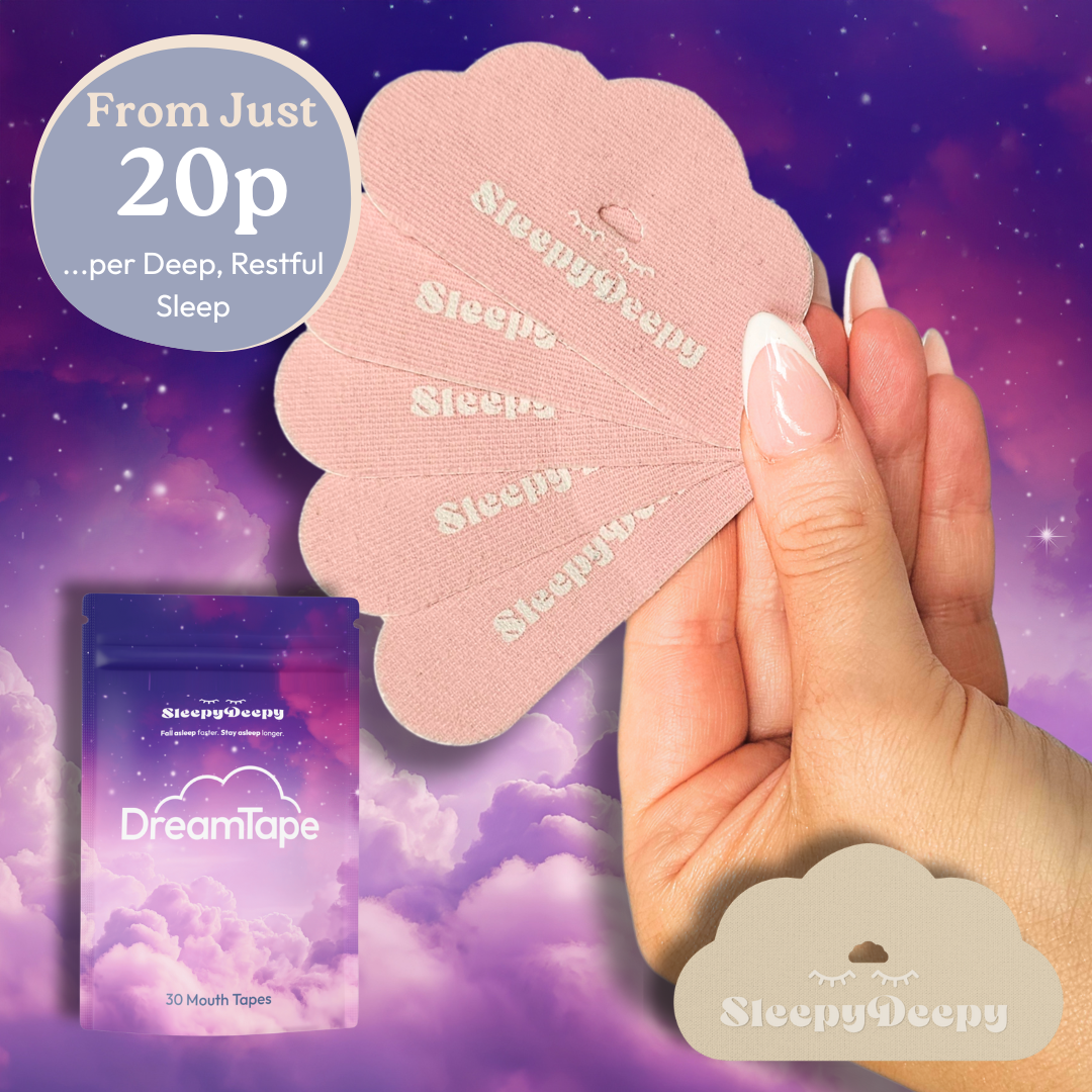 DreamTape (Pink) (Mouth Tape to Support Nasal Breathing & Deeper Sleep)
