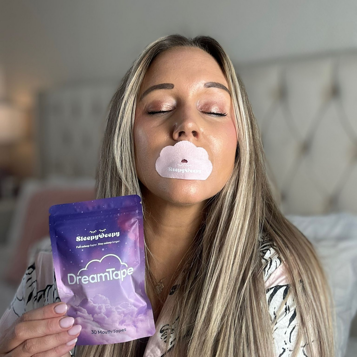 DreamTape (Pink) (Mouth Tape to Support Nasal Breathing & Deeper Sleep)