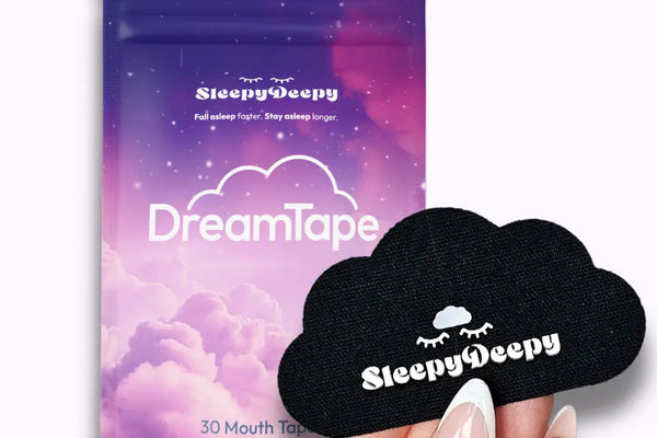DreamTape Black Mouth Tape by SleepyDeepy