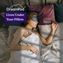 DreamPod pillow speaker on a bed — best pillow speaker for sleep UK
