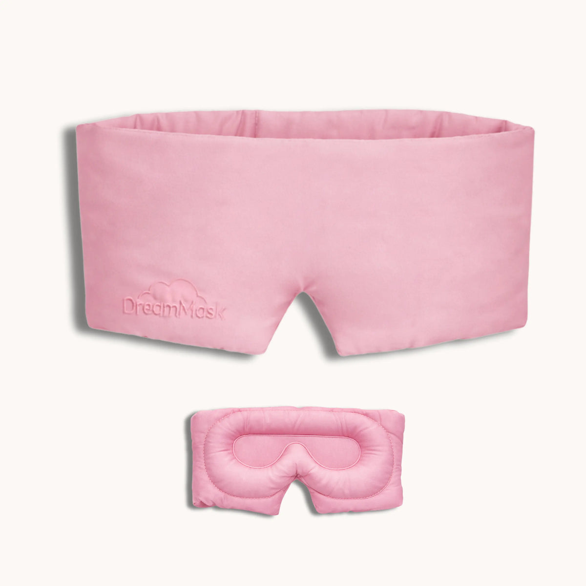 DreamMask (Pink) (Luxury 100% Blackout Sleep Mask | Bamboo Silk | 3D Memory Foam) SleepyDeepy - Sleep Aids For Deeper Sleep