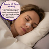 DreamFlow (Pink) Nasal Strips - Reduce Snoring & Sleep Deeper SleepyDeepy - Sleep Aids For Deeper Sleep