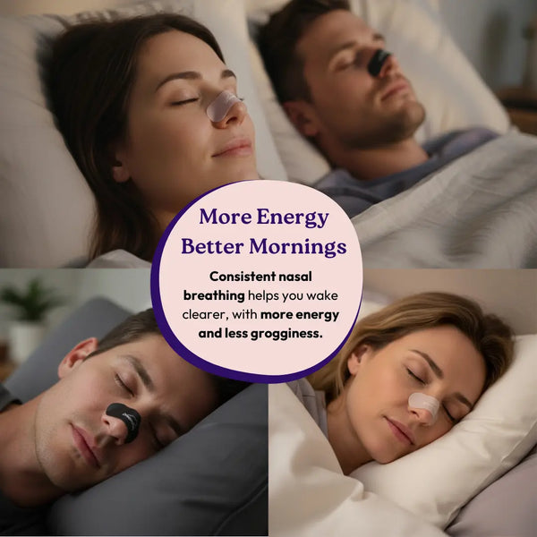 DreamFlow (Pink) Nasal Strips - Reduce Snoring & Sleep Deeper SleepyDeepy - Sleep Aids For Deeper Sleep