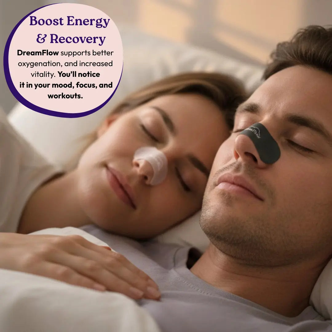 DreamFlow (Pink) Nasal Strips - Reduce Snoring & Sleep Deeper SleepyDeepy - Sleep Aids For Deeper Sleep