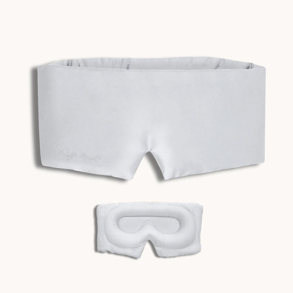 Lavender sleep mask on a white background