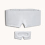 Lavender sleep mask on a white background