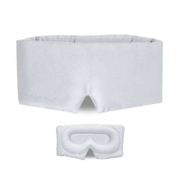 DreamMask (Lavender) (Luxury 100% Blackout Sleep Mask | Bamboo Silk | 3D Memory Foam)