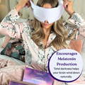 DreamMask (Lavender) (Luxury 100% Blackout Sleep Mask | Bamboo Silk | 3D Memory Foam)