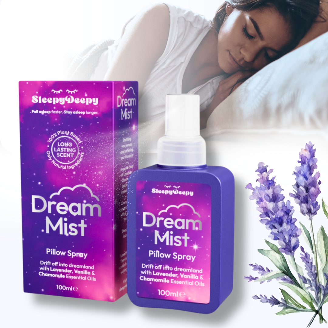 DreamMist (100ml) (Calming & Serene Pillow Spray With Lavender, Vanilla, Chamomile & Jasmine)