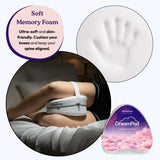 DreamPad - Ergonomic, Contoured Memory Foam Knee Pillow For Sleeping SleepyDeepy - Sleep Aids For Deeper Sleep