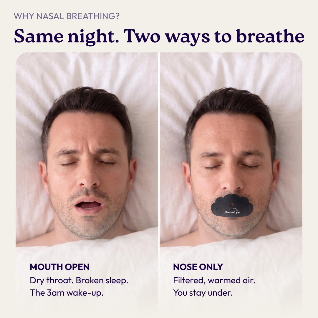 DreamTape Mouth Tape - Midnight Black