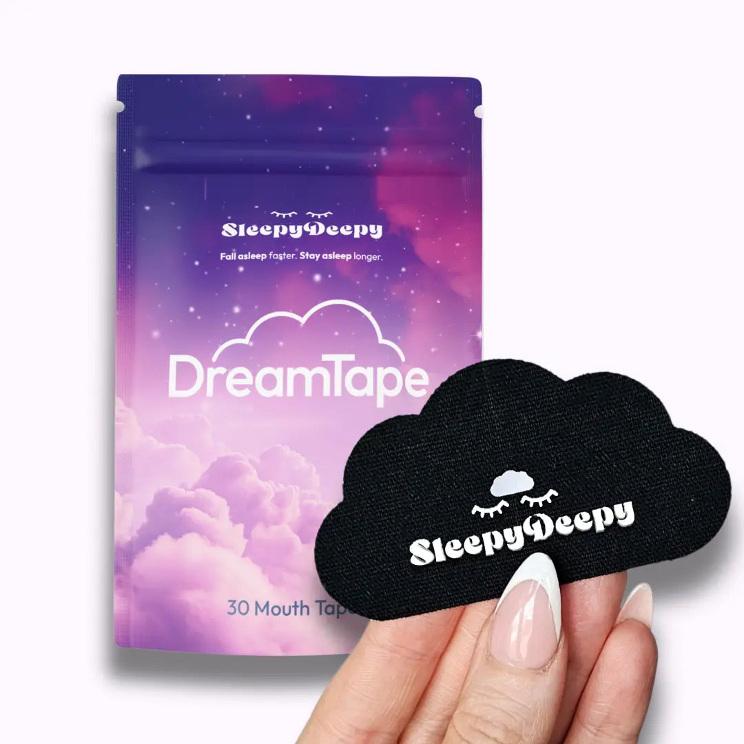 DreamTape (Black) – Mouth Tape to Support Nasal Breathing & Deeper Sleep SleepyDeepy - Sleep Aids For Deeper Sleep