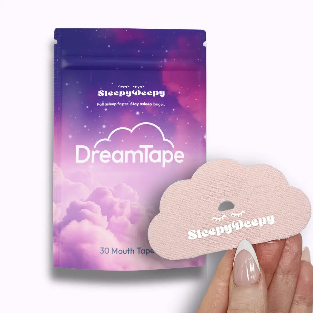 DreamTape (Pink) - Mouth Tape to Support Nasal Breathing & Deeper Sleep SleepyDeepy - Sleep Aids For Deeper Sleep