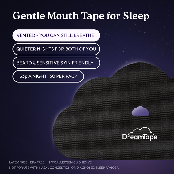DreamTape Mouth Tape - Midnight Black
